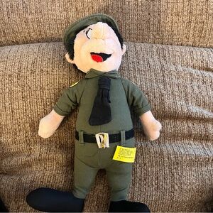 Hannah Barbera Yogi Bear Jellystone Park Ranger Smith 11“ Plush Stuffed Doll Toy